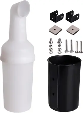 -016 445026563505 Golf Cart Sand Bottle With Holder Universal No-drilling For Club Car