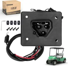 10l0l 313054680679 48v Golf Cart Battery Charger Receptacle For Rxv And Txt 2008-up With Wires