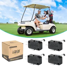 10l0l 313057925968 4 Pack Golf Cart Micro Switch 2 And 3 Prong For Club Car Ds Precedent Oem #