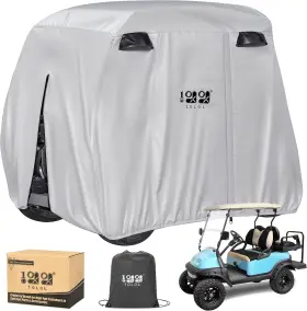 10l0l 445015385385 2/4 Passenger Golf Cart Cover Fits For Yamaha Ezgo Club Car 400d Waterpro