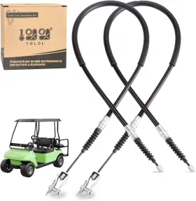 10l0l 445046435417 Golf Cart Brake Cable For Club Car Ds 2000-up Gas And Electric 42 Inch