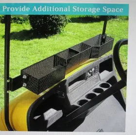 10l0l 445047388316 Ezgo Golf Cart Front Inner Dash Storage Basket And Rack Fit On Txt Rxv 10l0l 445047388316 Ezgo Golf Cart Front Inner Dash Storage Basket And Rack Fit On Txt Rxv