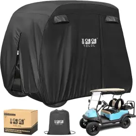 10l0l 688209791068 2/4 Passenger Golf Cart Cover Fits For Yamaha Ezgo Club Car 400d Black 10l0l 688209791068 2/4 Passenger Golf Cart Cover Fits For Yamaha Ezgo Club Car 400d Black