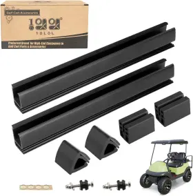 10l0l 705353736537 Golf Cart Fold Down Windshield Retaining Sash Clips Kit For Club Car Ds