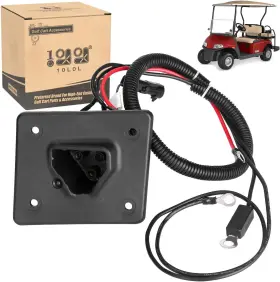 10l0l 705353957352 Golf Cart 48 Volt Charger Receptacle For Ezgo Rxv And Txt 10l0l 705353957352 Golf Cart 48 Volt Charger Receptacle For Ezgo Rxv And Txt