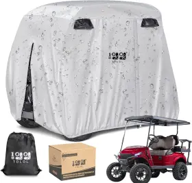 10l0l 726084916692 500d Waterproof Golf Cart Cover F/ Yamaha Ezgo Club Car 4-passenger