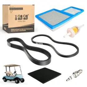 10l0l A03-f74-y200-b35 Golf Cart Tune Up Kit With Starter Generator Belt And Drive Black