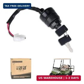 10l0l Golf Cart Ele-t005 Ignition Key Switch Jn8-82510-09 For Yamaha Gas Or Ele 10l0l Golf Cart Ele-t005 Ignition Key Switch Jn8-82510-09 For Yamaha Gas Or Ele