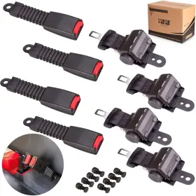 9.99world Mall 445038687688 4 Pack Universal Golf Cart Seat Belts Kit For Yamaha Club Car Ezgo Go-kart Atv U