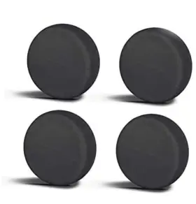 Aebitsry 784237006768 Tire Covers For Rv Wheel 4 Pack Motorhome 420d 24 Inch -26 Black