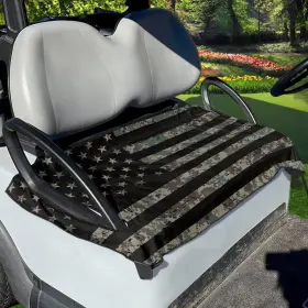 Afpanqz Af-ysfa4286cz47-14 Camo American Flag Golf Cart Seat Cover Cushion