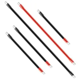 Aix Aix-cb-093 Golf Cart Battery Cables Power Wiring Kit 2 Gauge Cable For Ezgo Rxv