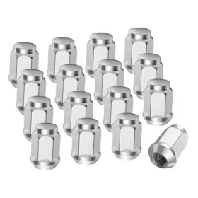 Aix Aix-cb-141 Golf Cart Wheel Lug Nut Kit For Ezgo Club Car 1/2-20 Size 16 Silver-16 Packs