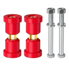 Aix B003 Golf Cart Bushings Kit For Club Car Ds Front Or Rear Leaf Spring Red