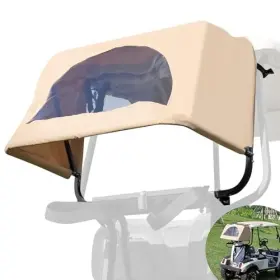 Aix Du00043 Golf Cart Rear Bag Rain Cover With Bracket Kit For Most Club Car Ezgo Yamaha
