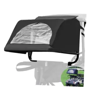 Aix Du00044 Golf Cart Rear Bag Rain Cover With Bracket Kit For Most Club Car Ezgo Yamaha