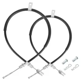 Aix Du00059 Club Car Precedent Brake Cable 2 Pcs Golf Cart Cables Stainless Steel