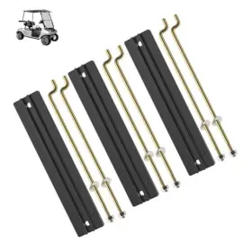 Aix Du00137 Golf Cart Battery Hold Down Plate With Rods Kit For Club Car Ds And Carryall