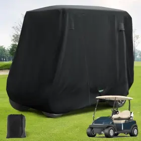Aix Du00266 Golf Cart Cover Fits For 2/4 Passenger Yamaha Club Car Ezgo Carts 420d