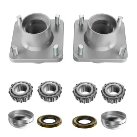 Aix Sb-002 Golf Cart Front Wheel Hub With Bearings Seals Kit For Club Car Ds 1981-2003