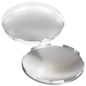 Anatia Mw1273bk 8 Inch Chrome Truck Hub Caps Dome Metal Wheel Covers Rear Axle Cap Set Of 4 C