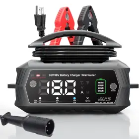 Aorika C3648o Golf Cart Battery Charger 36 Volt 18 Amp/48 13 Amp Large Screen Ca
