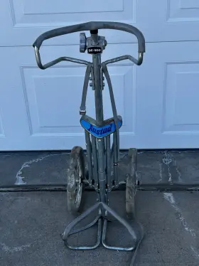 Austad De-400 Vintage-original 1980 S 2-wheel Aluminum Golf Pull Cart-good
