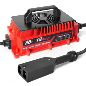 Autobaba Gcc-3618-2pd 36 Volts 18 Amp Golf Cart Battery Charger 2-pin D Style Plug With Tem