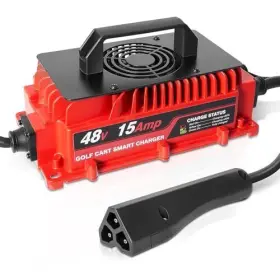 Autobaba Gcc-4815-3ptr 48 Volts 15 Amp Golf Cart Battery Charger 3-pin Triangle Style Plug Autobaba Gcc-4815-3ptr 48 Volts 15 Amp Golf Cart Battery Charger 3-pin Triangle Style Plug