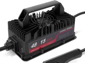 Autobaba Gcc-4815-3ptrs Read 48v/15a Golf Cart Battery Charger 3-pin Triangle Style Plug-ezgo Lead/acid Autobaba Gcc-4815-3ptrs Read 48v/15a Golf Cart Battery Charger 3-pin Triangle Style Plug-ezgo Lead/acid