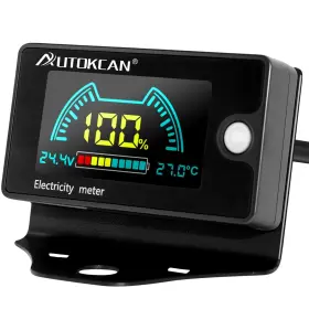 Autokcan 6839d Battery Monitor Golf Cart Meter 12v 24v 48v 60v 72v 84v Digital