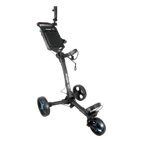 Axglo 640516456849 V1 Golf Push Cart Ultra Compact Folding Three Wheel Trolley