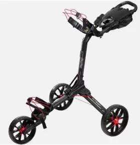 Bag Boy 040782720130 New Golf Nitron Push / Pull Cart Bagboy - Black/red Sealed Box