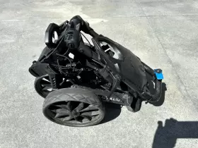 Bag Boy 313033468427 Nitron 3 Wheel Golf Push Cart Easy 1 Step Open And Fold Scorecard Cons