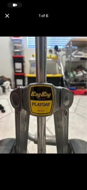 Bag Boy 413191101 Playday Collapsible Pull Golf Cart Silver Black Mpn