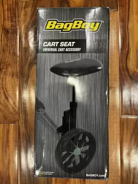 Bag Boy Bb17404 Golf Cart Seat Black Universal Accessory New Bag Boy Bb17404 Golf Cart Seat Black Universal Accessory New
