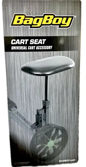 Bag Boy Bb17405 Push Cart Seat Black New