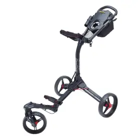 Bag Boy Bb71230 New Golf Triswivel Ii Push / Pull Cart Bagboy - Matte Black Red