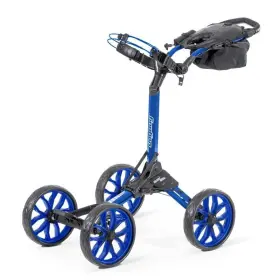 Bag Boy Bb71255 New Golf Quad Pro 4-wheel Push Cart Royal/black