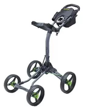 Bag Boy Bb71798 Bagboy Golf Quad Xl Push Cart Battleship Gray/lime Bag Boy Bb71798 Bagboy Golf Quad Xl Push Cart Battleship Gray/lime