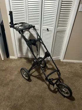 Bag Boy Bb72067 Ez Walk Push Pull Golf Cart Carrier -black Fold