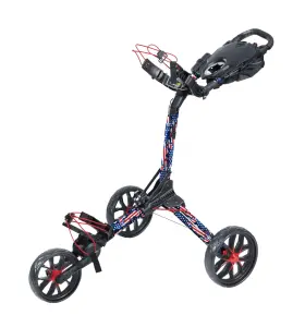Bag Boy Bb72091 New Nitron Ltd Push Cart - Usa Flames