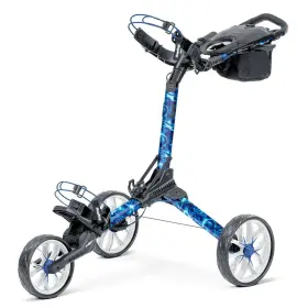 Bag Boy Bb72140 New Golf Nitron Ltd Push Cart Blue/swirls