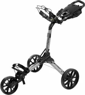 Bagboy 040782720123 Nitron 3 Wheel Push Cart Silver/black One Step Open Top Lok Super Compact Bagboy 040782720123 Nitron 3 Wheel Push Cart Silver/black One Step Open Top Lok Super Compact