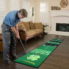 Barudan Golf 732694122477 Putting Green/mat For Home Use - 9.8ftx1.6ft Indoor Outdoor Green Eco Barudan Golf 732694122477 Putting Green/mat For Home Use - 9.8ftx1.6ft Indoor Outdoor Green Eco