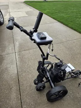 Bat-caddy 899694001703 Bat-caddy X8r Electric Golf Push Cart - Silver