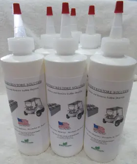 Battery Restore 59396 Golf Cart Liquid Solution Repair 6-8 Volt Ezgo Club