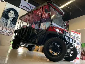 Bintelli 4.05.01.12.152 New Custom 6 Passenger Black Enclosure Beyond Seat Golf Cart Cover Bintelli 4.05.01.12.152 New Custom 6 Passenger Black Enclosure Beyond Seat Golf Cart Cover