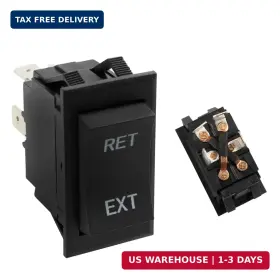 Bkifu 2020102614 30 Amp Reverse Polarity Rocker Switch 87570 226023 Replacement For Electric Trai