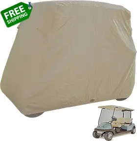 Bondvast 445044231226 Heavy Duty 4 Passenger Golf Cart Storage Cover Premium Protection For All Weathe